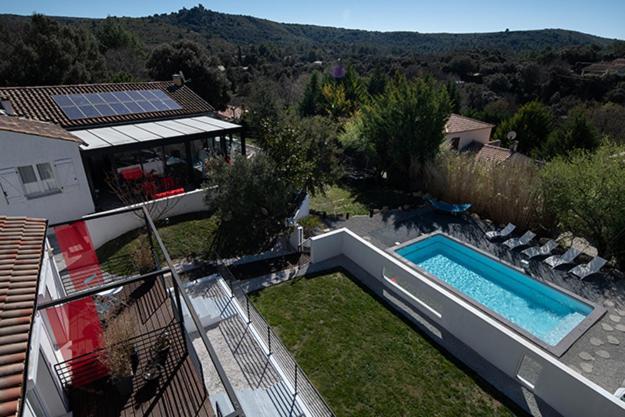 Mise En Scene Bed & Breakfast Aumelas Exterior foto