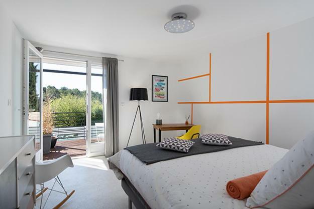 Mise En Scene Bed & Breakfast Aumelas Exterior foto